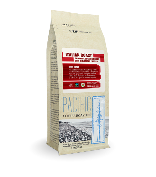 Fair Trade Organic Italian Roast - Pacific Coffee Roasters Direct